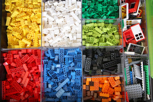 clear draw dividers, legos