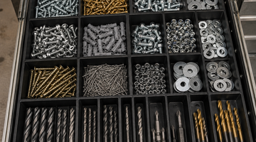 coffee can of mixed screws is costing you time.