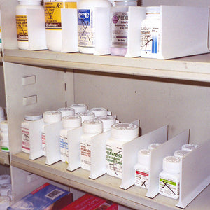 pharmacy shelve dividers